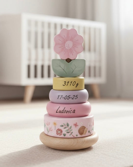 Torre Anelli Impilabili Fairy Garden FSC 12+ m  Personalizzabile