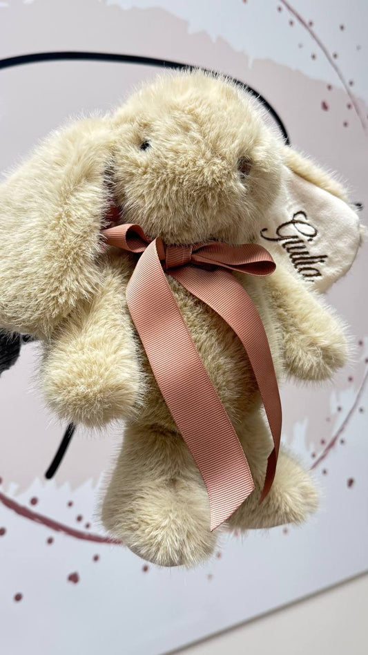 Peluche Monnëka Little Rabbit Personalizzabile